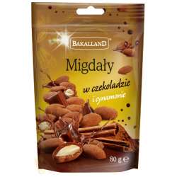 Migdaly w czekoladzie i cynamonie, Bakalland, 80gr