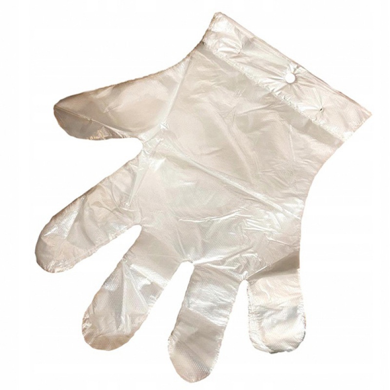 Rękawiczki higieniczne, jednorazowe HDPE, 100 szt.