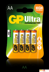 Bateria alkaliczna GP Ultra AA / LR6 (4szt) 1.5V GPPCA15AU017