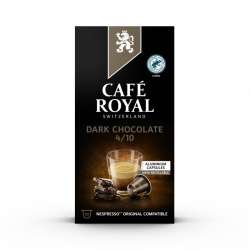 Kapsułki kawowe CAFE ROYAL GORZKA CZEKOLADA, 10 szt