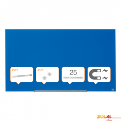 Szklana tablica Nobo Impression Pro 1260x710mm, niebieska