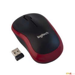 Mysz bezprzewodowa LOGITECH optyczna M185 czerwona 910-002240