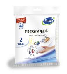 Magiczna gąbka STELLA, 2 szt., biały + niebieski