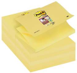 Karteczki samoprzylepne POST-IT® Super sticky Z-Notes (R350-12SS-CY), 127x76mm, 1x90 kart., żółte