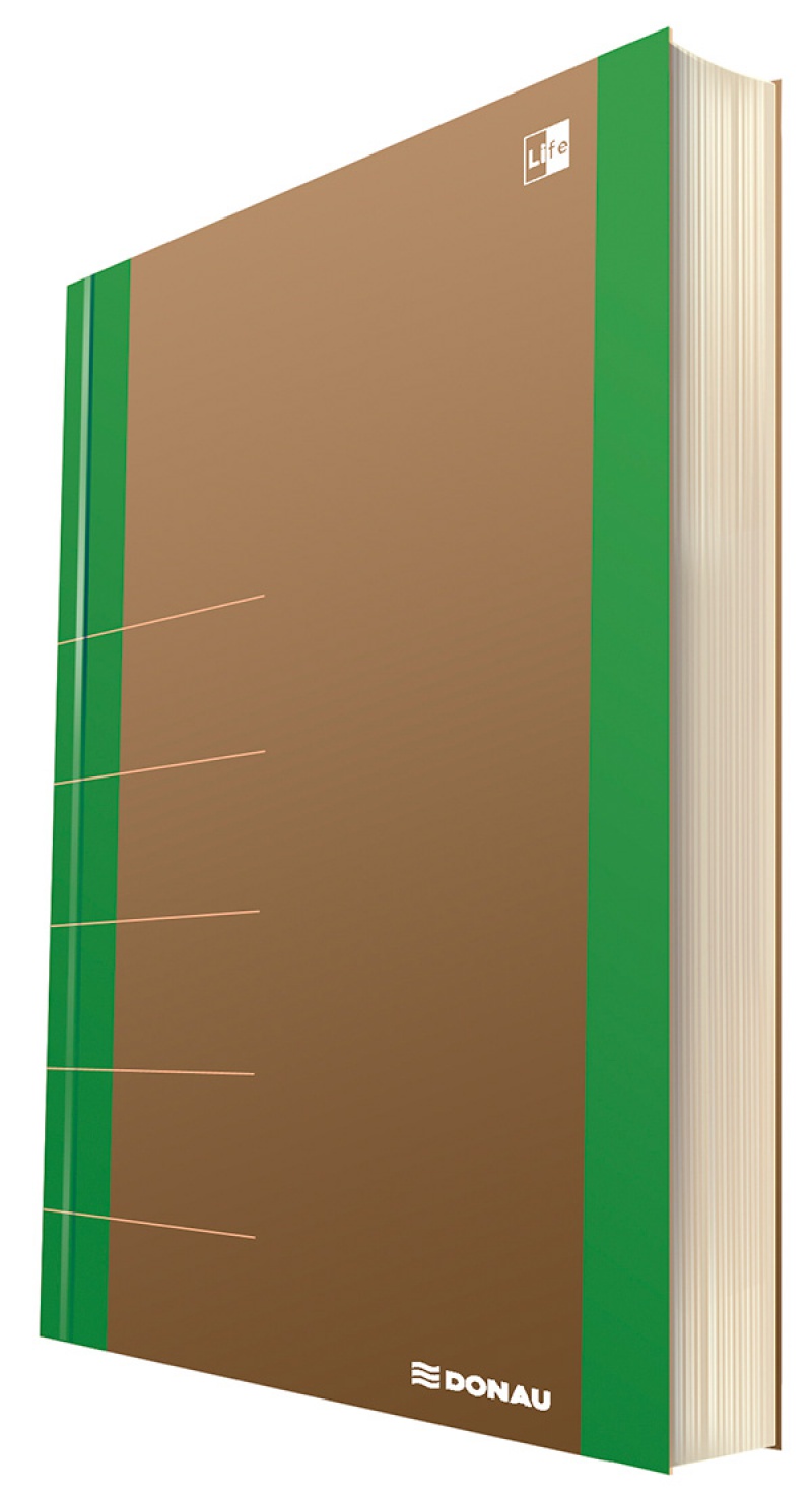 Notatnik DONAU Life, organizer, 165x230mm, 80 kart., zielony - zdjęcie (5