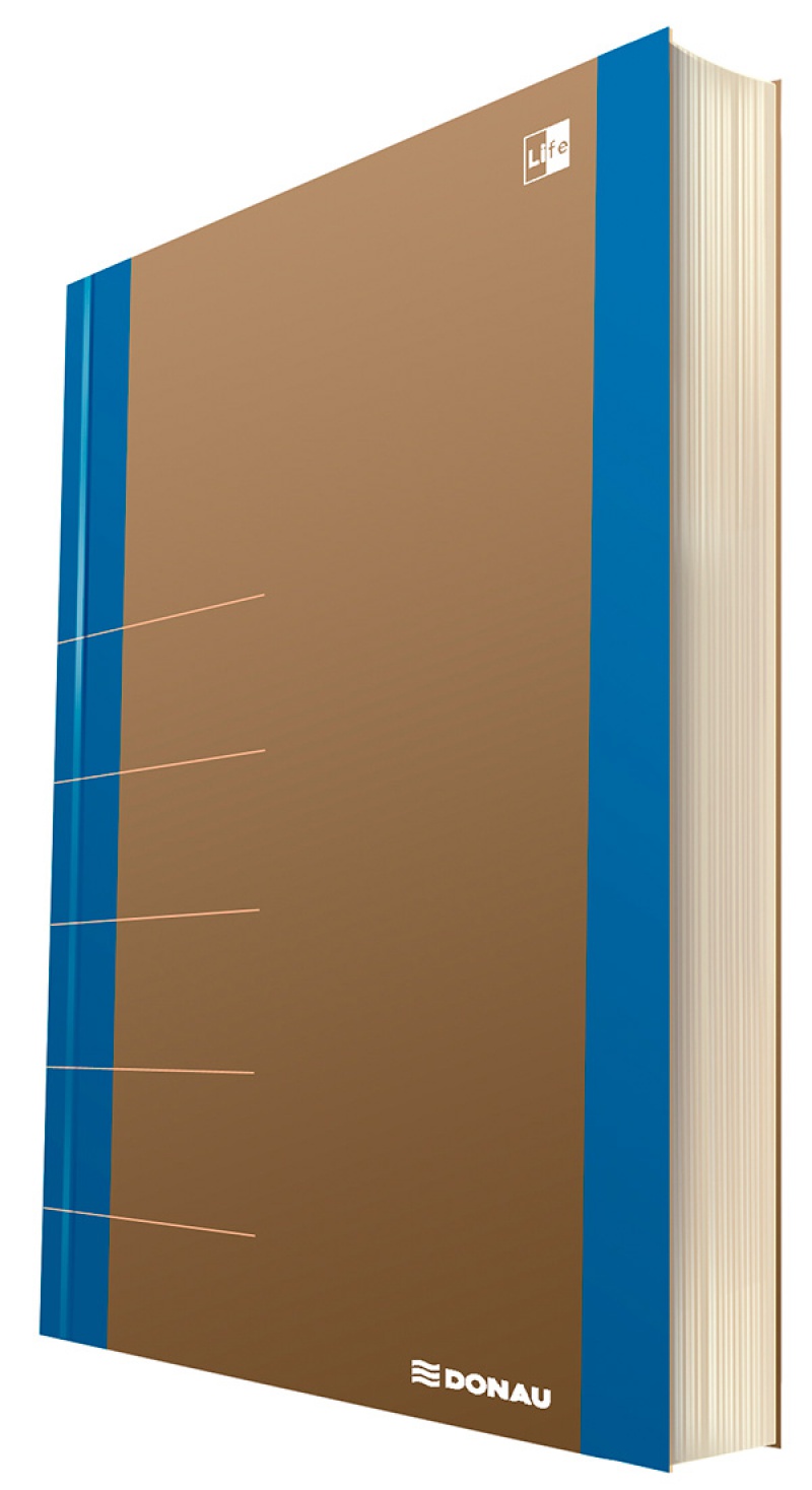 Notatnik DONAU Life, organizer, 165x230mm, 80 kart., niebieski - zdjęcie (5
