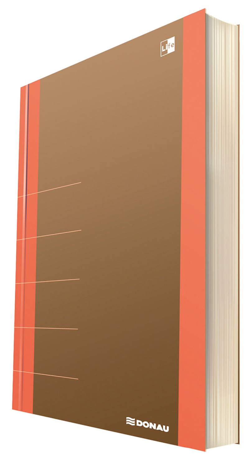 Notatnik DONAU Life, organizer, 165x230mm, 80 kart., pomarańczowy - zdjęcie (5