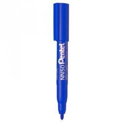 Marker gruby wodoodporny PENTEL okrągła końcówka, ekologiczne Niebieski