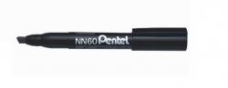 Marker gruby wodoodporny PENTEL ścięta końcówka, ekologiczne Czarny