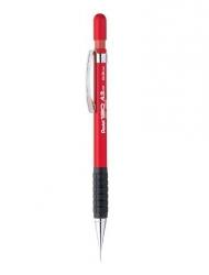 Ołówek automatyczny 120 A3 0,3 mm, z gumowym uchwytem Czerwony Pentel