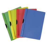 SKOROSZYT PANTA PLAST A4 Z KLIPSEM CZERWONY