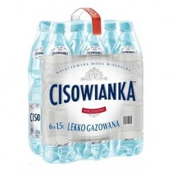 WODA CISOWIANKA 1,5l LEKKO GAZOWANA (6)