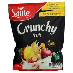 PŁATKI SANTE CRUNCHY OWOCOWE 350G