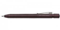 Długopis Grip 2011 brązowy Faber-Castell, wkład niebieski