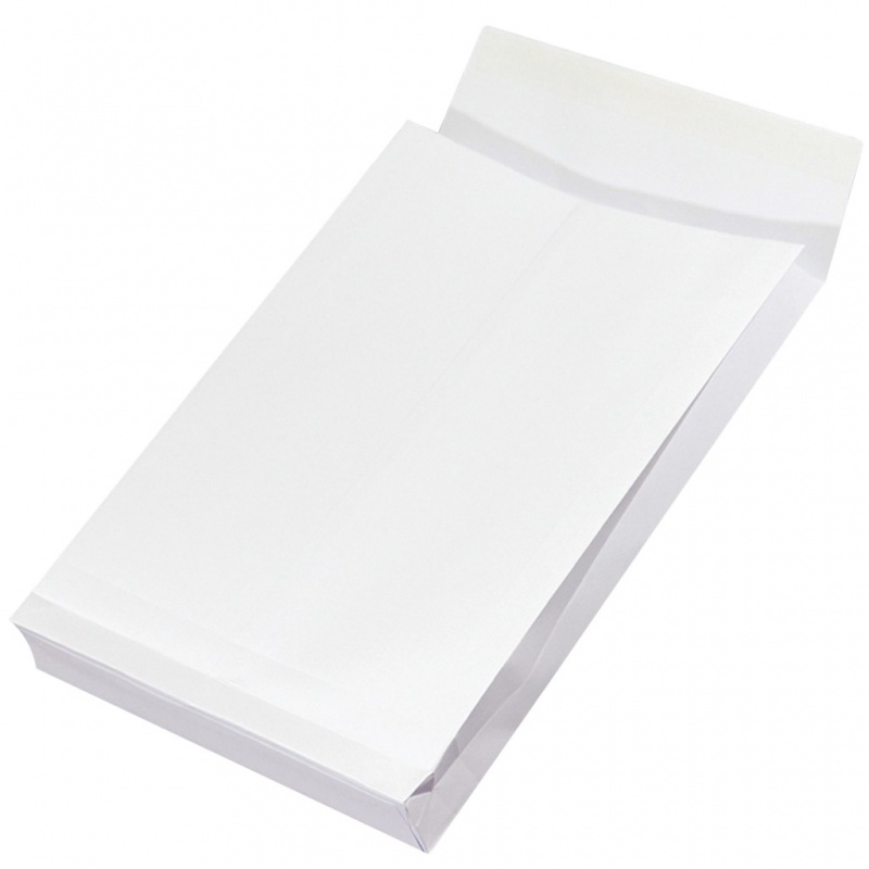 Koperty RBD z taśmą silikonową OFFICE PRODUCTS, HK, B4, 250x353mm, 150gsm, 250szt., białe