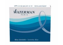 wkład nabój Waterman (6) NIEBIESKI krótki