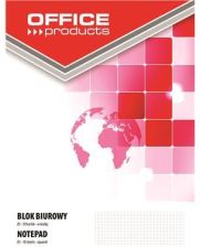 Blok biurowy OFFICE PRODUCTS, A4, w kratkę, 50 kart., 70gsm