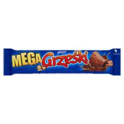 WAFLE GRZEŚKI MEGA Z KREMEM KAKAOWYM W CZEKOLADZIE 48 G (32 szt)