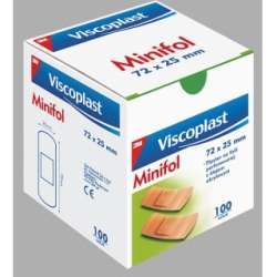 Plastry VISCOPLAST MINIFOL 72x25mm, 100szt.