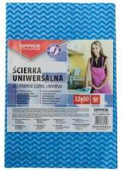 Ścierka uniwersalna OFFICE PRODUCTS, wiskoza 70%, gr. 40g/mkg, 32x50cm, 5szt.