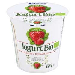 JOGURT BAKOMA BIO TRUSKAWKA 140G