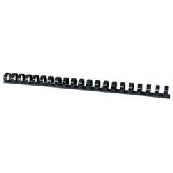 Grzbiety do bindowania OFFICE PRODUCTS, A4, 16mm (115 kartek), 100 szt., czarne
