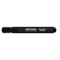 Marker permanentny OFFICE PRODUCTS, ścięty, 1-5mm (linia), czarny