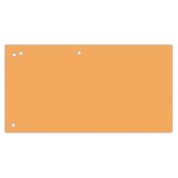 Przekładki OFFICE PRODUCTS, karton, 1/3 A4, 240x105mm, 100szt., pomarańczowe