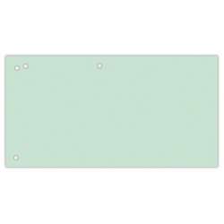 Przekładki OFFICE PRODUCTS, karton, 1/3 A4, 240x105mm, 100szt., zielone