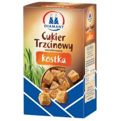 Cukier trzcinowy brązowy kostka 500g