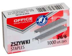 Zszywki OFFICE PRODUCTS, 26/6, 1000szt.