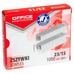 Zszywki OFFICE PRODUCTS, 23/15, 1000szt.