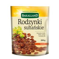 RODZYNKI SUŁTAŃSKIE BAKALIE BAKALAND 200G