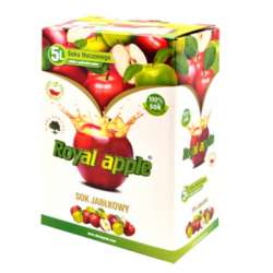 Sok Royal Apple jabłkowy tłoczony 3L, 100% NATURA