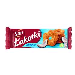 Ciastka SAN ŁAKOTKI  kokosowe 171g