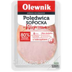 WĘDLINA - POLĘDWICA SOPOCKA OLEWNIK 90g plastry