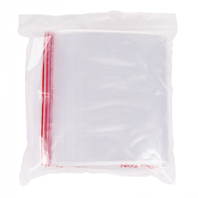 Torebka strunowa DONAU, LDPE, A5 (160x220mm), 100szt., z eurozawieszką, transparentna