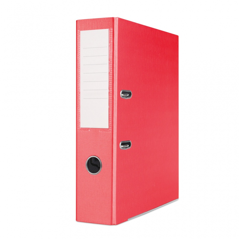 Segregator BASIC-S z szyną, PP, A4/75mm, czerwony - zdjęcie (4