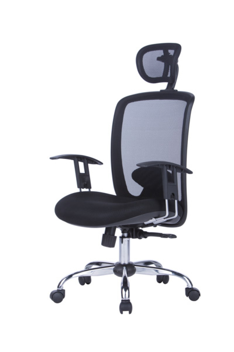 Fotel biurowy OFFICE PRODUCTS Samos, czarny - zdjęcie (2