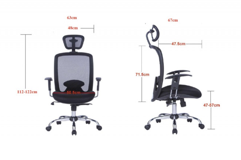 Fotel biurowy OFFICE PRODUCTS Samos, czarny