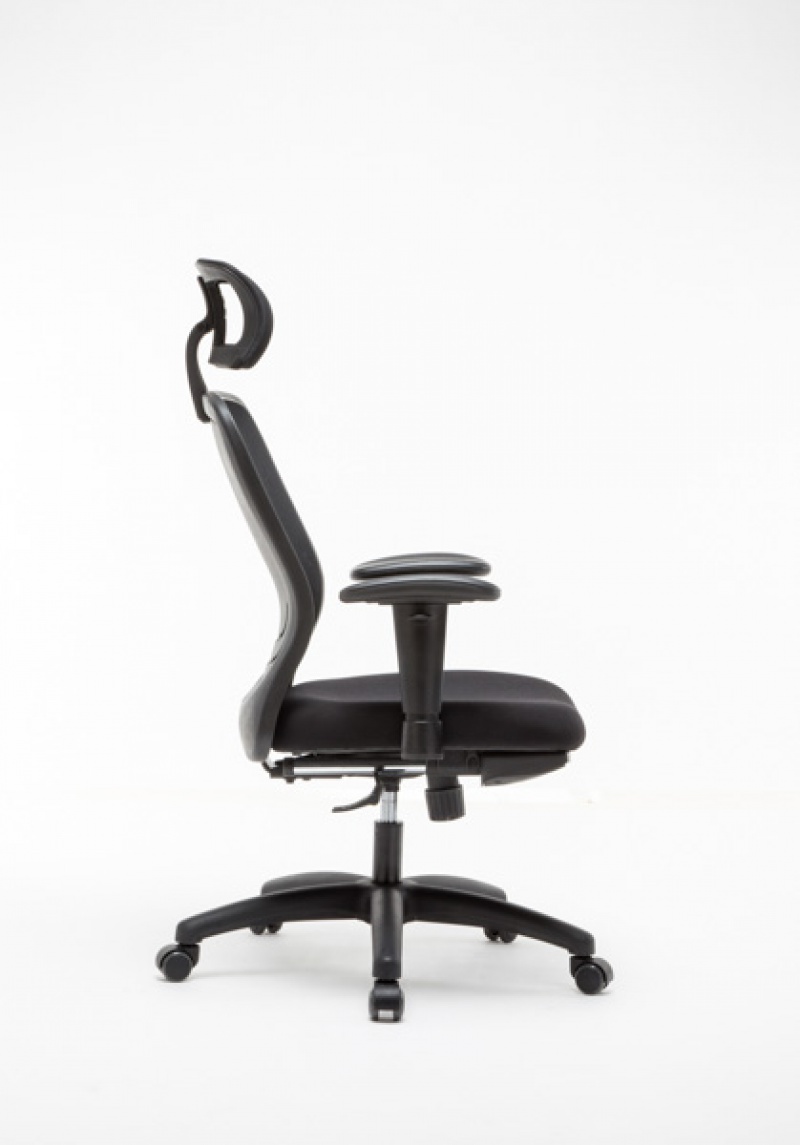 Fotel biurowy OFFICE PRODUCTS Zakynthos, czarny - zdjęcie (2