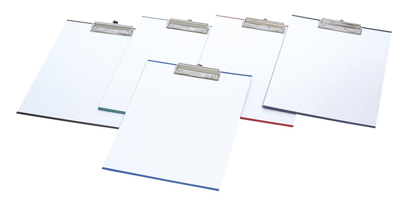 Clipboard DONAU deska, z klipsem, PP, A4, mix kolorów - zdjęcie (6