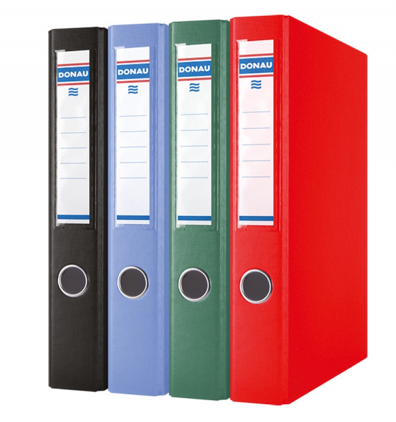Segregator ringowy DONAU, PP, A4/2RD/30mm, zielony - zdjęcie (2