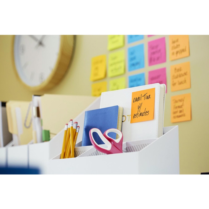 Karteczki samoprzylepne Post-it®, ENERGETIC, 76x76mm, 6x100 kart. - zdjęcie (5