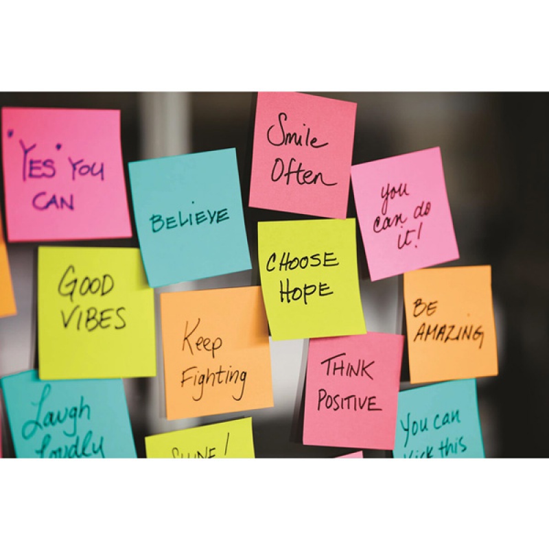 Karteczki samoprzylepne Post-it® Super Sticky, BOOST, 76x127mm, 5x90 kart. - zdjęcie (7