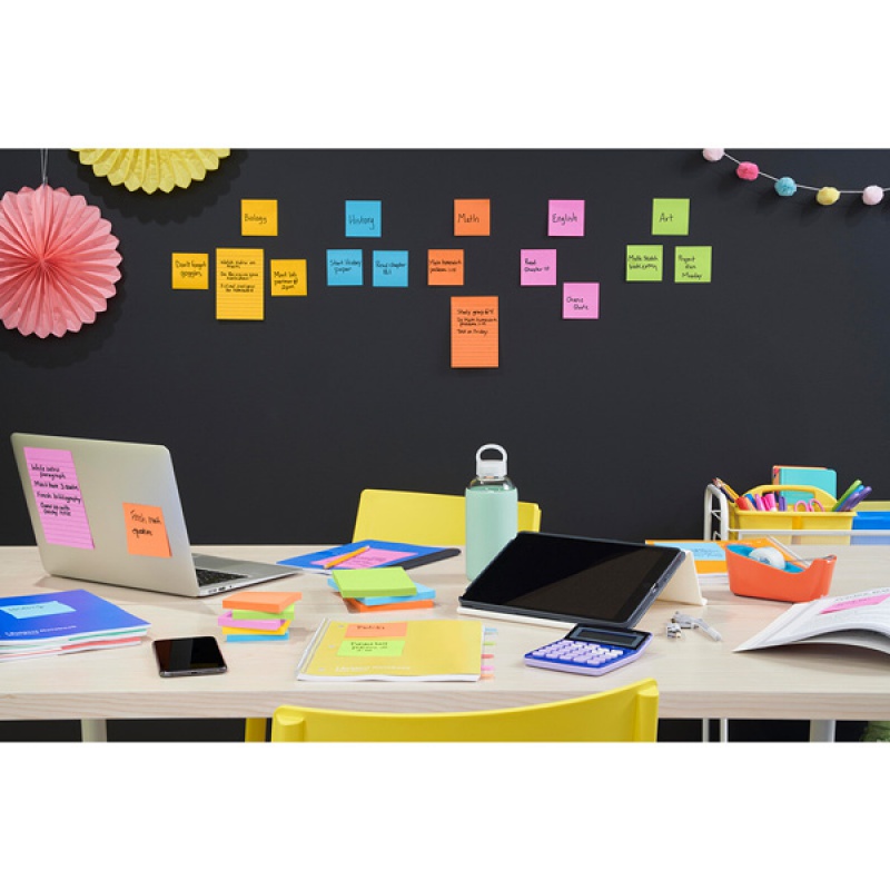 Karteczki samoprzylepne Post-it® Super Sticky, BOOST, 76x127mm, 5x90 kart. - zdjęcie (6