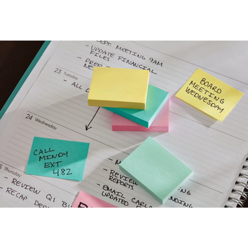 Karteczki samoprzylepne Post-it® Super Sticky, OASIS, 76x127mm, 5x90 kart. - zdjęcie (7