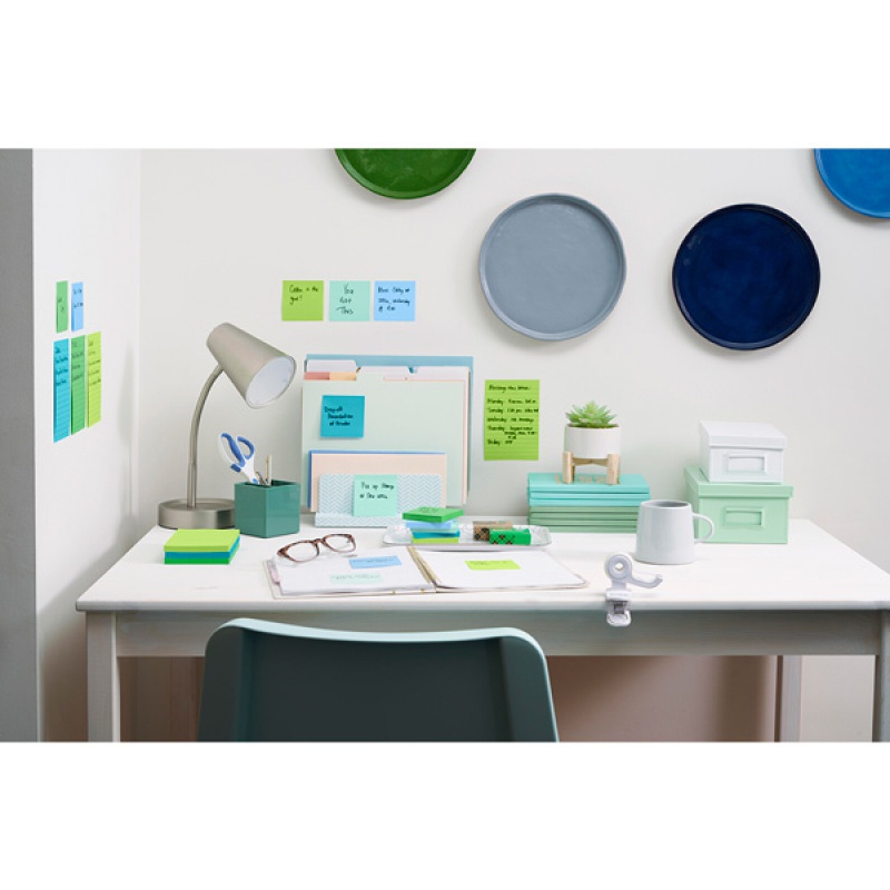 Karteczki samoprzylepne Post-it® Super Sticky, OASIS, 76x127mm, 5x90 kart. - zdjęcie (6