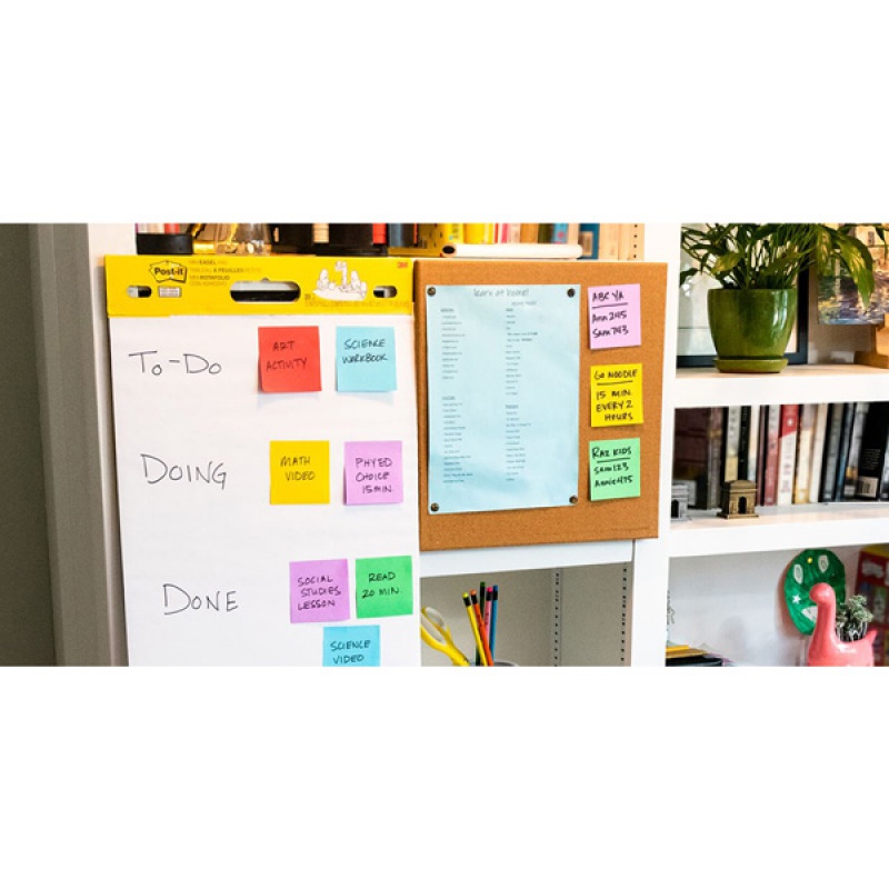 Karteczki samoprzylepne Post-it® Super Sticky Z-Notes, PLAYFUL, 76x76mm, 6x90 kart. - zdjęcie (6