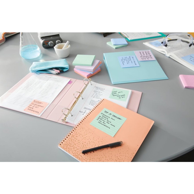 Karteczki samoprzylepne Post-it® Super Sticky, SOULFUL, 76x76mm, 6x90 kart. - zdjęcie (7